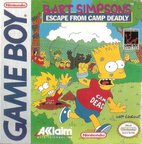 couverture jeu vidéo Bart Simpson&#039;s Escape from Camp Deadly