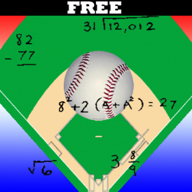 couverture jeu vidéo Baseball and Math HD Free