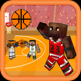 couverture jeu vidéo Basketball Hero Skin Finding NBA Ball - Block Craft World Edition