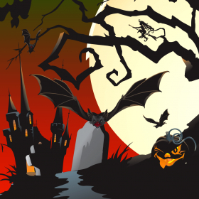 couverture jeu vidéo Bat Flurry Halloween Midnight Flight