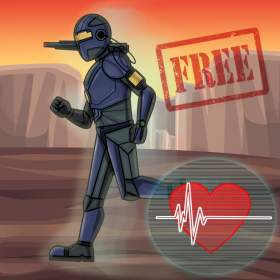 couverture jeu vidéo BattleSuit Runner Fitness FREE
