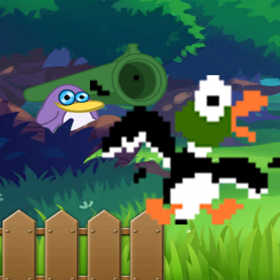 couverture jeu vidéo Bazooka Penguin - Duck hunt mission