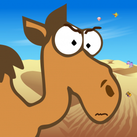 couverture jeu vidéo bCamel in the desert