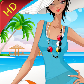couverture jeu vidéo Beach Fashion HD Lite: Dress up and makeup game