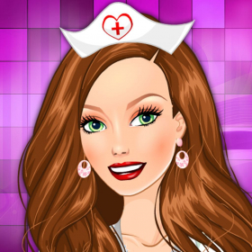 couverture jeu vidéo Belle infirmière à l'hôpital - jeu d'habillage pour filles et enfants