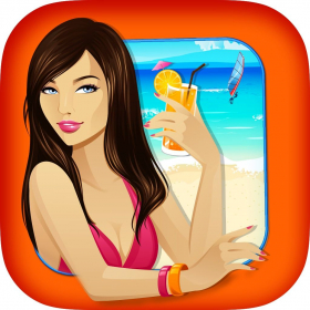 couverture jeu vidéo Bikini Surfer Girl Shark Escape