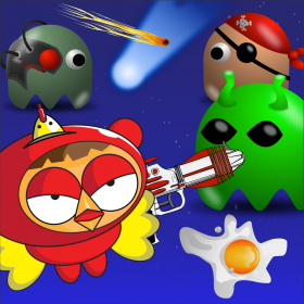 couverture jeu vidéo Birds Vs Angry Aliens Free Game: Mayhem On Dark Space Empire
