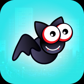 couverture jeu vidéo Black Bat - Multiplayer flappy in the Night City