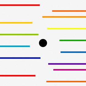 couverture jeu vidéo Black Dot Colorful Lines