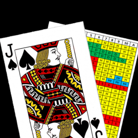 couverture jeu vidéo Blackjack Strategy Card