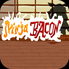 couverture jeu vidéo Blind Ninja Bacon - Action Games