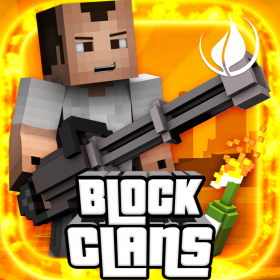 couverture jeu vidéo Block Clans - 3D Pixel Survival FPS &amp; TPS Gun Shooter Game