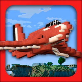 couverture jeu vidéo Blocky Cube Air Racer - Free 3D Airplane Game