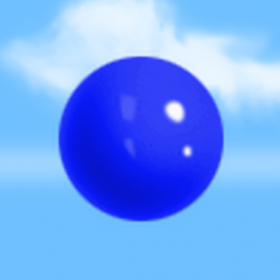 couverture jeu vidéo Blue Jumping Ball - Avoid The Spikes Pro