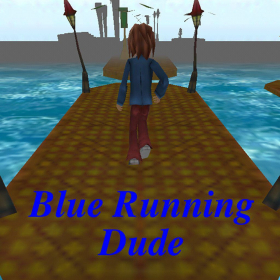couverture jeu vidéo Blue Running Dude