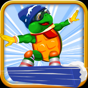 couverture jeu vidéo Bonzo The Snowboarding Turtle