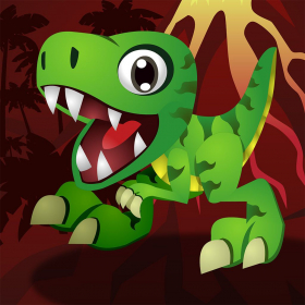 couverture jeu vidéo Bouncy Dino Hop - The Best of Dinosaur Games with Only One Life