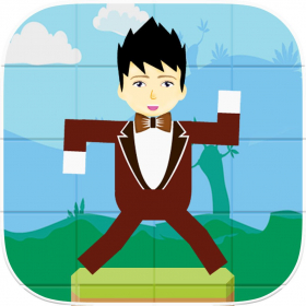 couverture jeu vidéo Boxman dude Geometry jump Pro