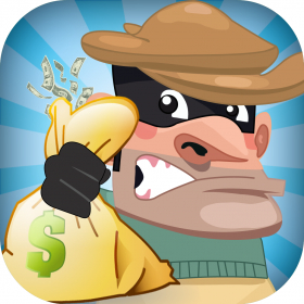 couverture jeu vidéo Braquage de Banque Crook Grabber - Fun diamant Thief Défi PRO