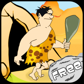 couverture jeu vidéo Brave Caveman Warriors vs Angy Dinosaur  Hunter Timber Park Adventure Challenge