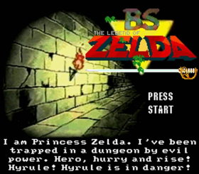 couverture jeu vidéo BS The Legend of Zelda