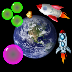 couverture jeu vidéo Bubble Defense Space