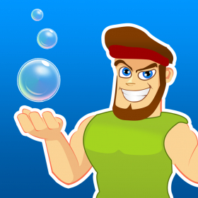 couverture jeu vidéo Bubble Jet Raider - discover the magic cave