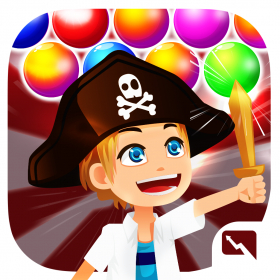 couverture jeu vidéo Bubble Land Pirates: Junior King Treasure Shooter Pro