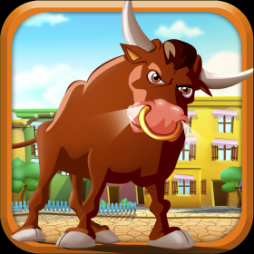 couverture jeu vidéo Bull Running Street : Racing against Kid Friends during Day
