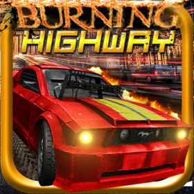 couverture jeu vidéo Burning Highway ( 3D Car Shooting Games )