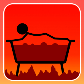 couverture jeu vidéo Burning Water Bathtub