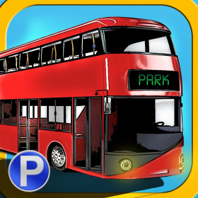 couverture jeu vidéo Bus Parking School - 3D Double Decker Driving & Park Simulator Game