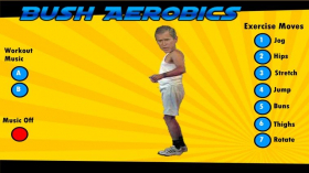 couverture jeux-video Bush Aerobics