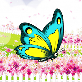 couverture jeu vidéo Butterfly Tap Tap - Flower Free - Moons - Sweet honey