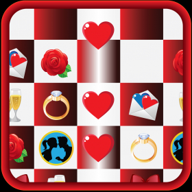 couverture jeu vidéo Cadeaux qui est Sweet Love &amp; Romance mignon Match 3 Puzzle Gala - Joy Cupidon jeu Swap