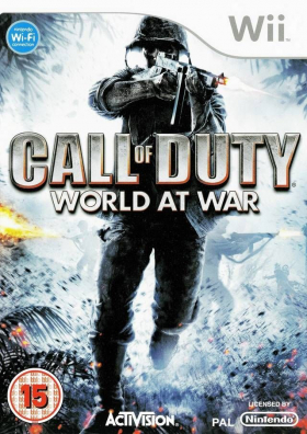 couverture jeu vidéo Call of Duty : World at War (Wii)