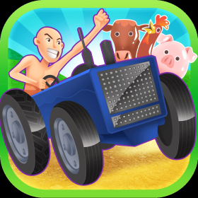couverture jeu vidéo Camion 3D Ferme récolte Racing Heroes par Fast conduite animaux Mania Jeux Voyage Pro