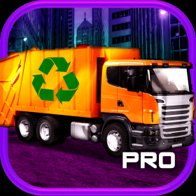 couverture jeu vidéo Camion à ordures jeu de course 3D avec de vrais City Games Racer et de voitures de police PRO