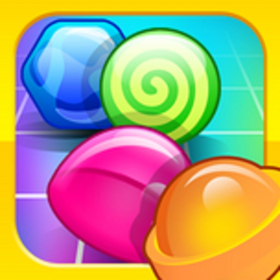 couverture jeu vidéo Candy Land Rush! Sweet Sugar Town Matching Puzzle Game