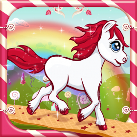 couverture jeu vidéo Candy Pony Run - Adorable Jeu de Saut Saga