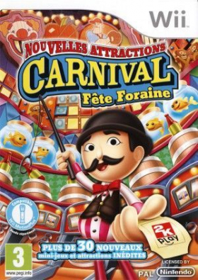 couverture jeu vidéo carnival : fête foraine : nouvelles attractions