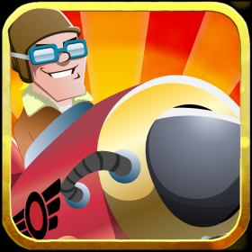 couverture jeu vidéo Cartoon Mayhem Flying Jet: Modern War Shooter Game Free