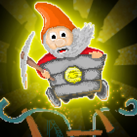 couverture jeu vidéo CartRun Gold - The Endless Addicting Prospector Cave Adventure
