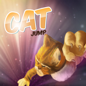 couverture jeu vidéo Cat Jump Dog Attack Chase Dash