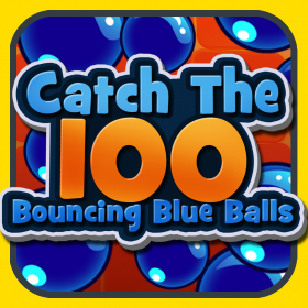 couverture jeu vidéo Catch The 100 Bouncing Blue Balls