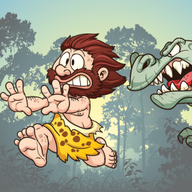 couverture jeu vidéo Caveman Dash - The Egg Stealer