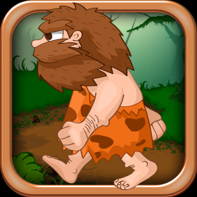 couverture jeu vidéo Caveman Run Jump & Fly évasion aventure PRO