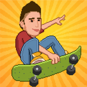couverture jeu vidéo Celebrity Rockstar Jumpy Skaters : Skateboard Surfing City Street FREE!