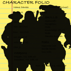 couverture jeu vidéo Character Folio