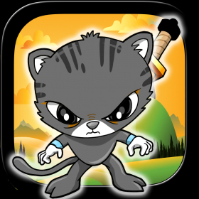 couverture jeu vidéo Chat Fou Maladroit Ninja - un Animal Impressionnant S&#039;échapper